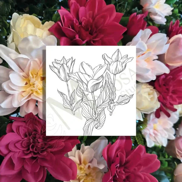 Affiche à colorier – Myrosa Studio