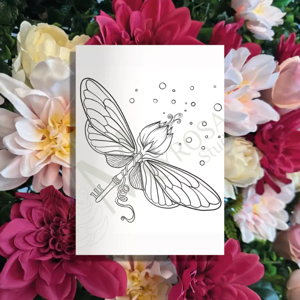 Affiche à colorier – Myrosa Studio