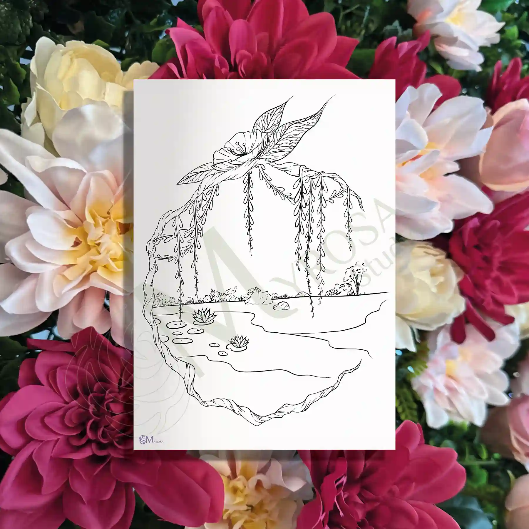 25 Affiche à colorier – Myrosa Studio