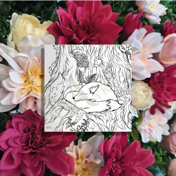 Affiche à colorier – Myrosa Studio