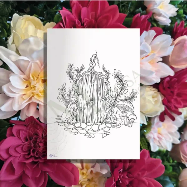 Affiche à colorier – Myrosa Studio