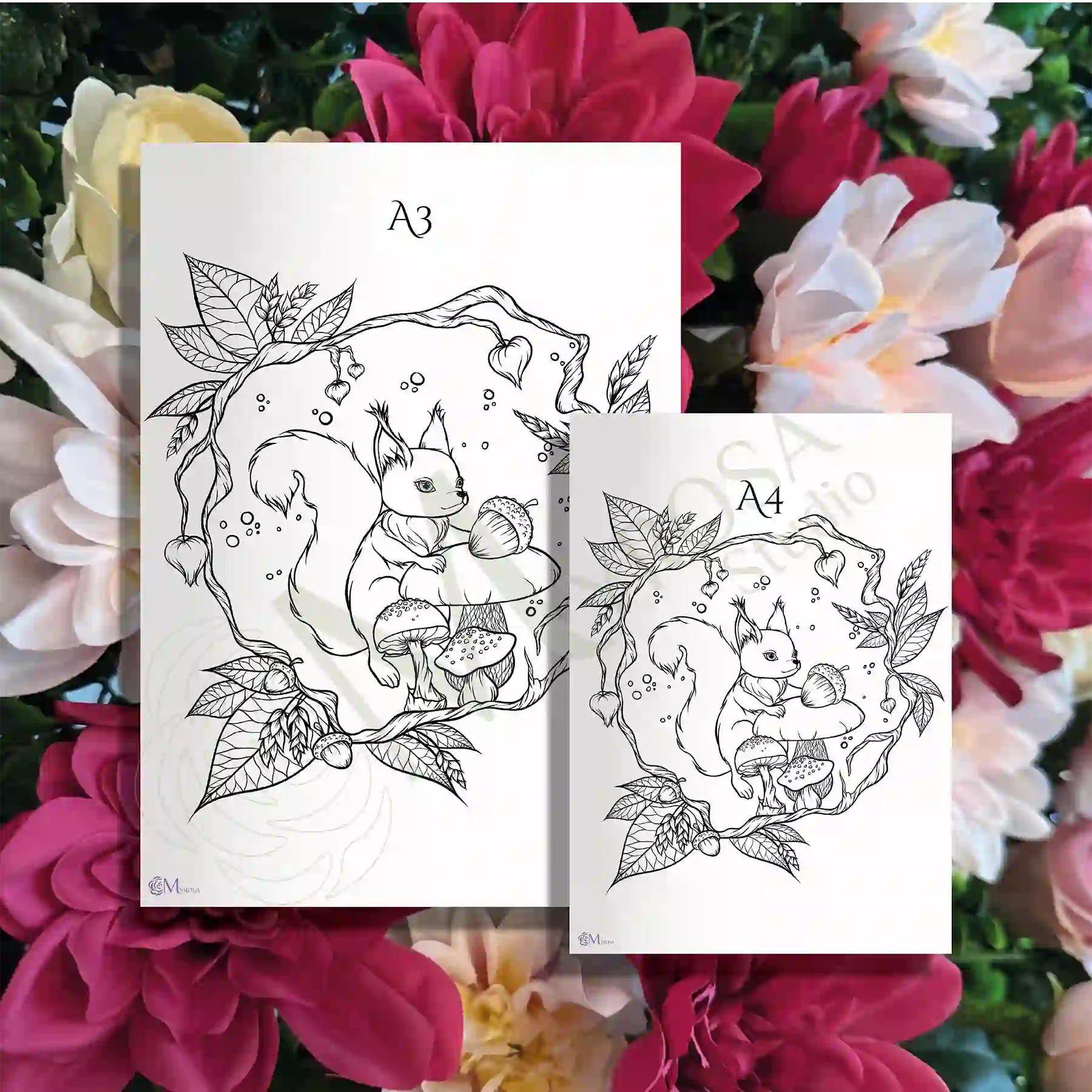 39 2 Affiche à colorier – Myrosa Studio