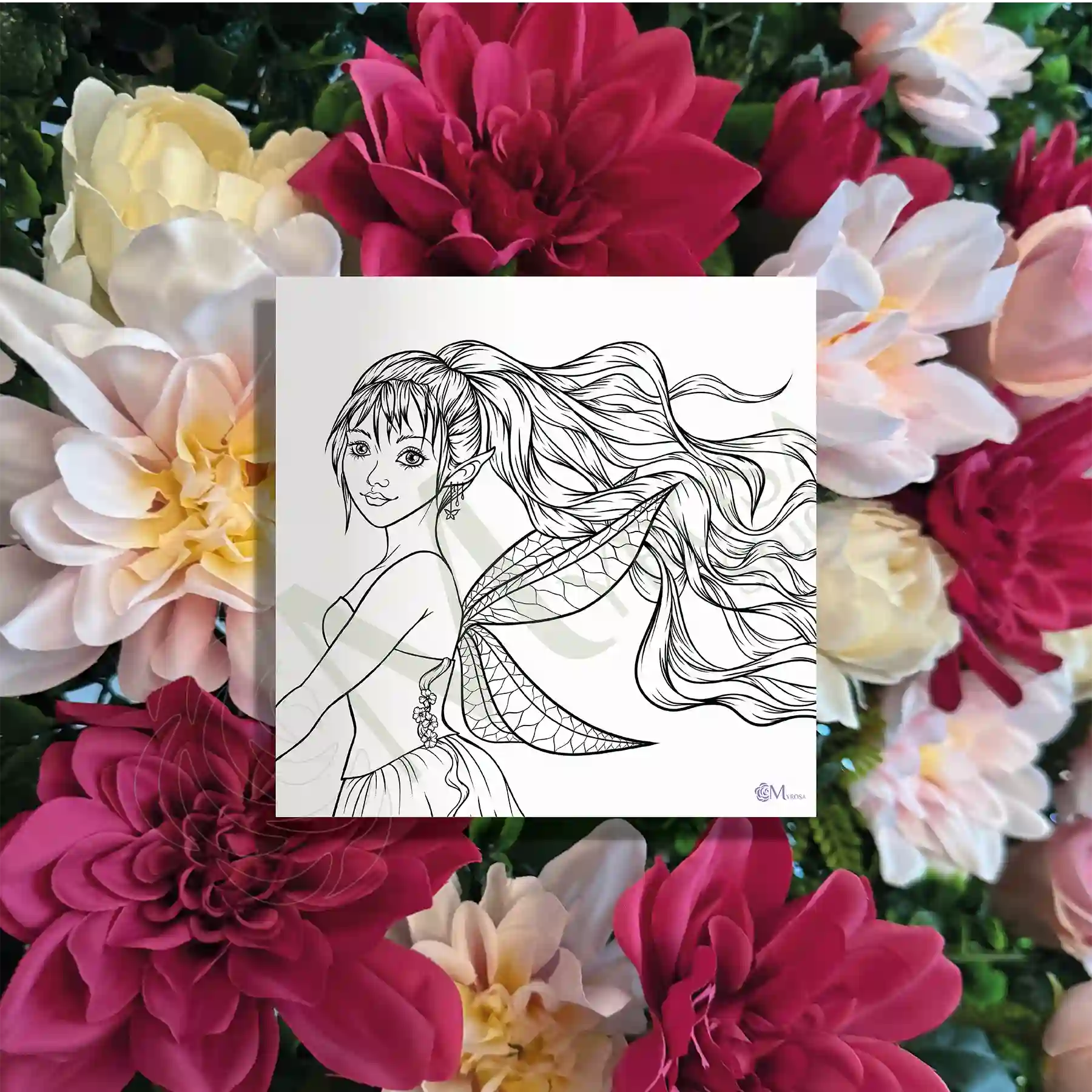 41 Affiche à colorier – Myrosa Studio