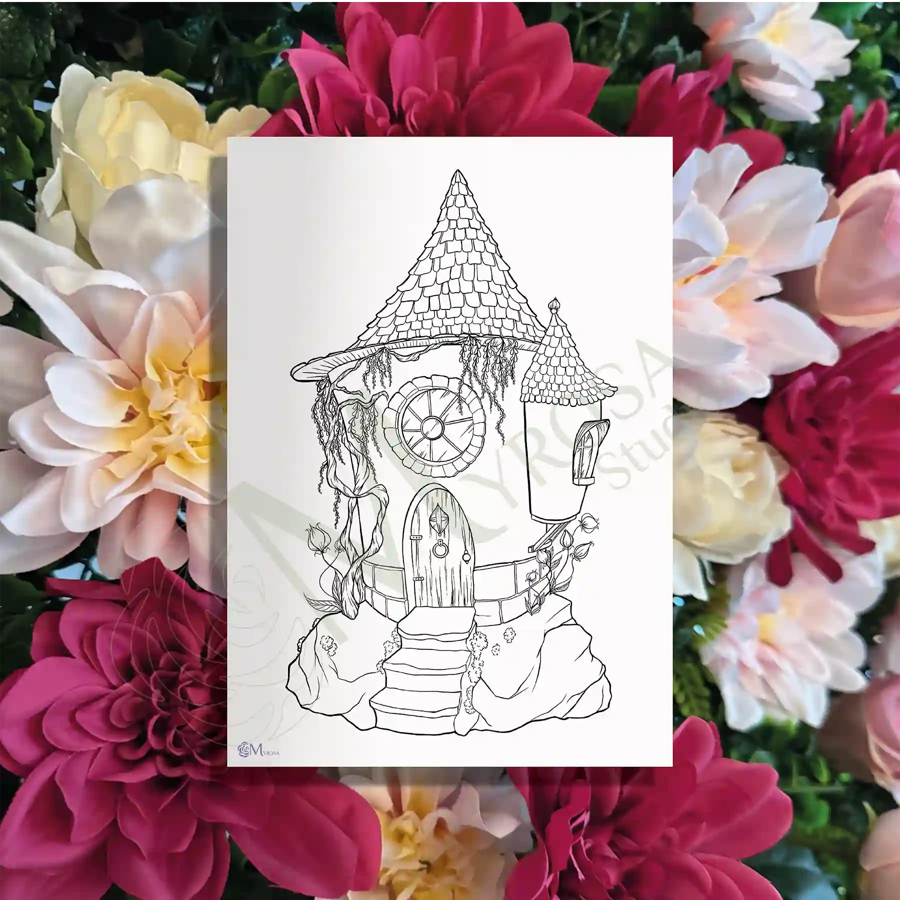 45 Affiche à colorier – Myrosa Studio