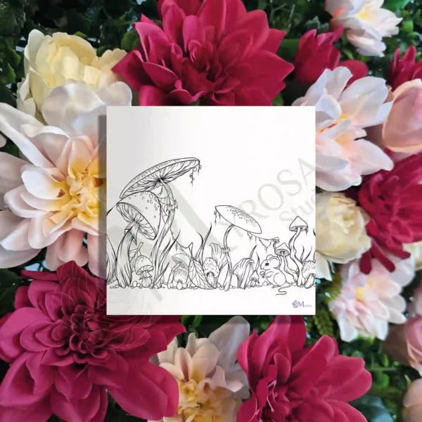 Affiche à colorier – Myrosa Studio