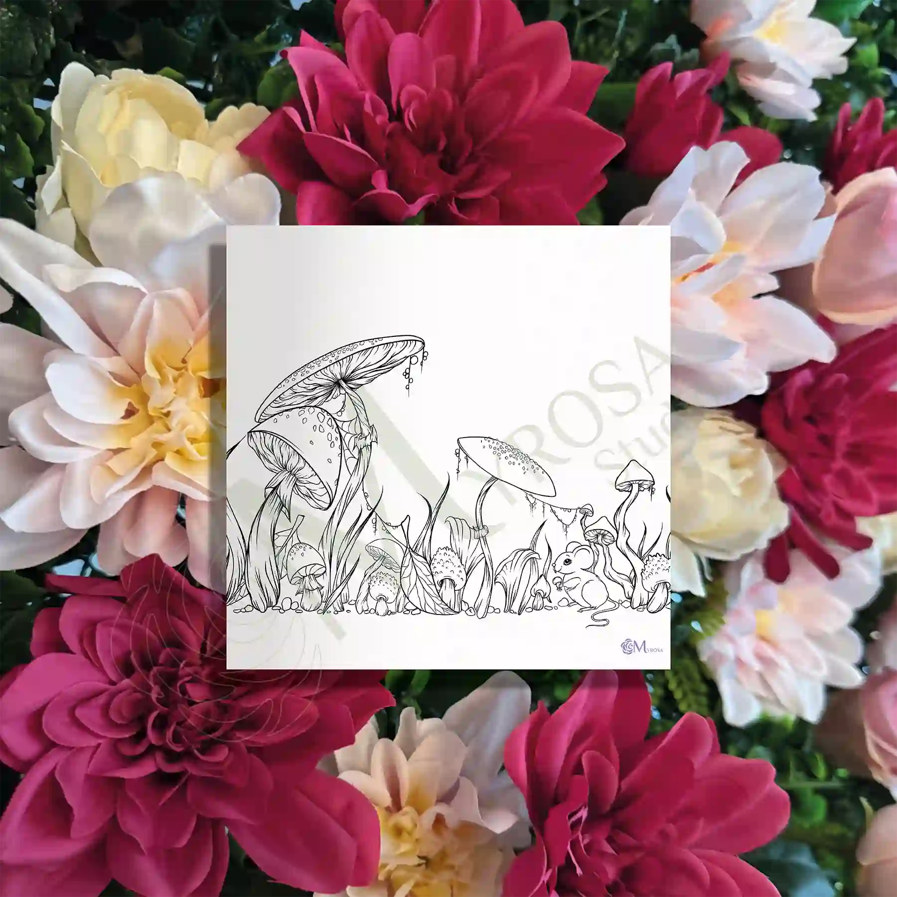 51 Affiche à colorier – Myrosa Studio