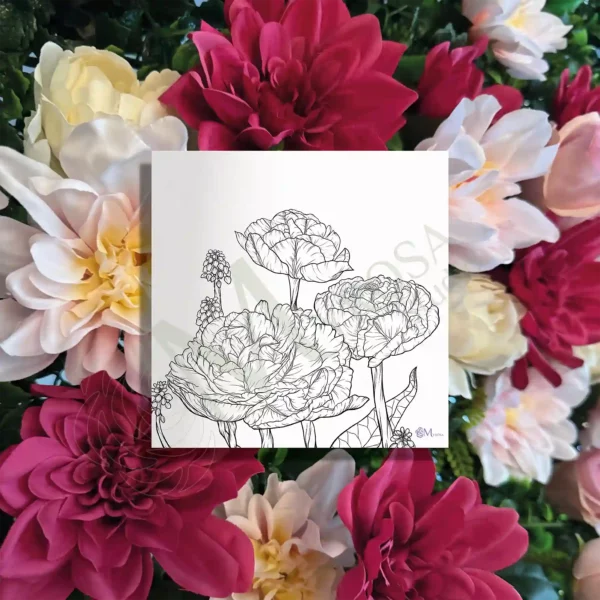 Affiche à colorier – Myrosa Studio