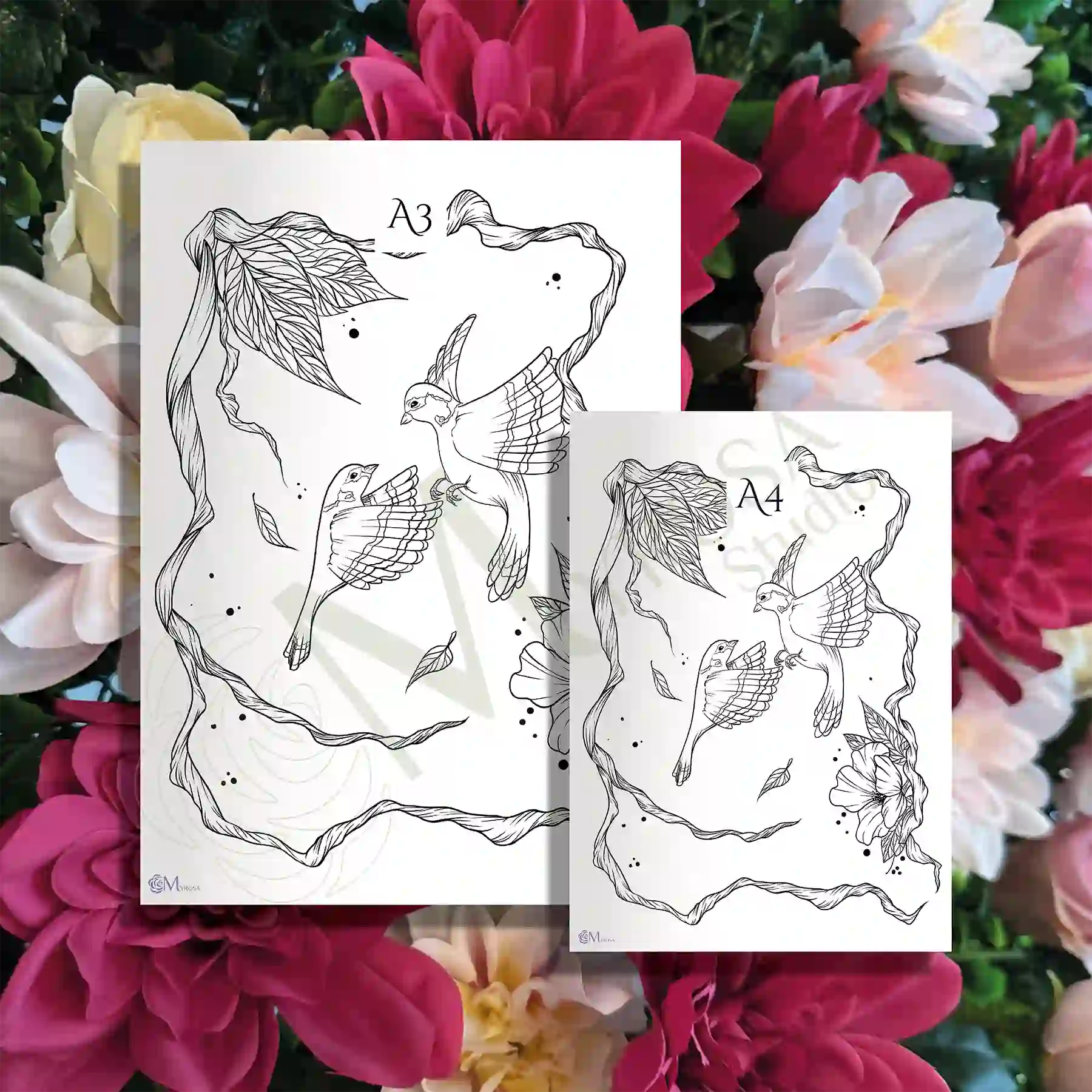 55 2 Affiche à colorier – Myrosa Studio