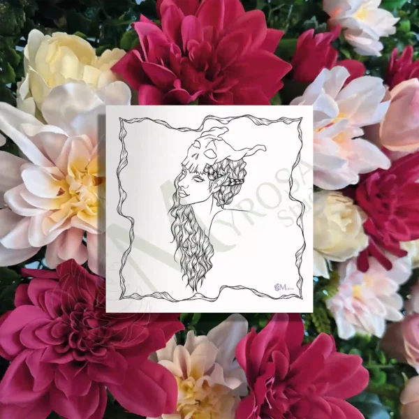 Affiche à colorier – Myrosa Studio