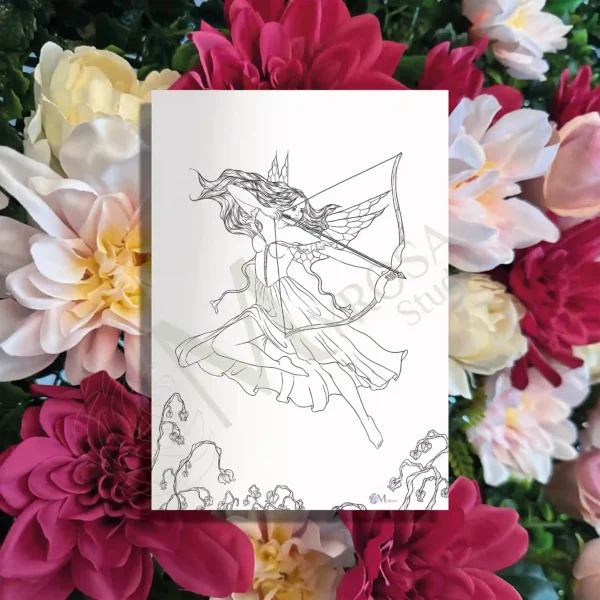 Affiche à colorier – Myrosa Studio