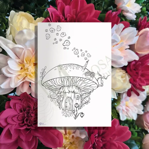 Affiche à colorier – Myrosa Studio