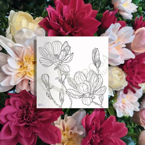 Affiche à colorier – Myrosa Studio