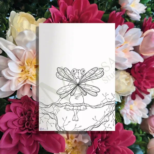 Affiche à colorier – Myrosa Studio