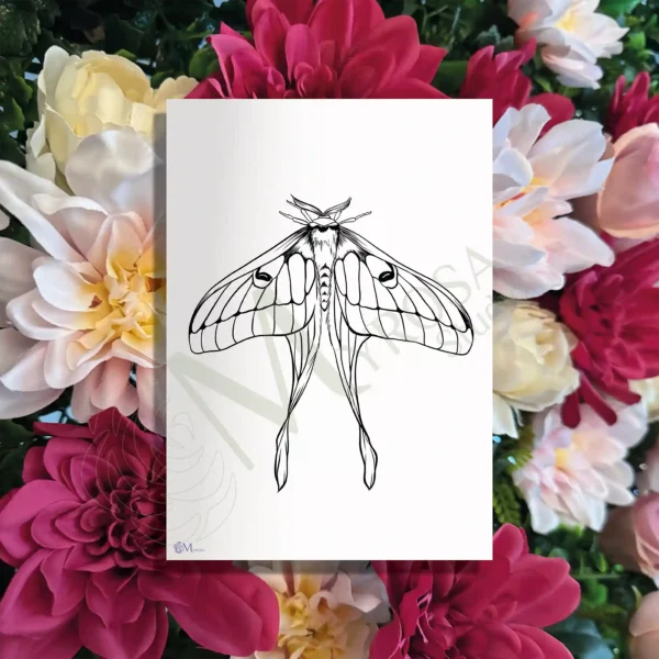 Affiche à colorier – Myrosa Studio