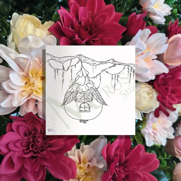 Affiche à colorier – Myrosa Studio