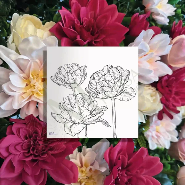 Affiche à colorier – Myrosa Studio