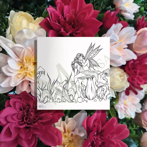 Affiche à colorier – Myrosa Studio