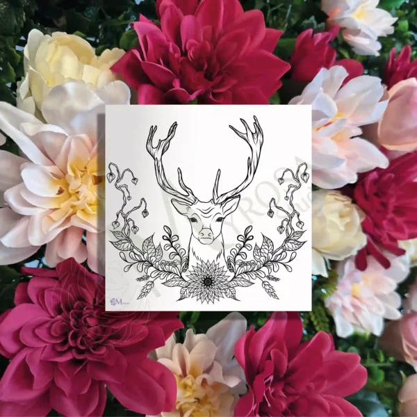 Affiche à colorier – Myrosa Studio