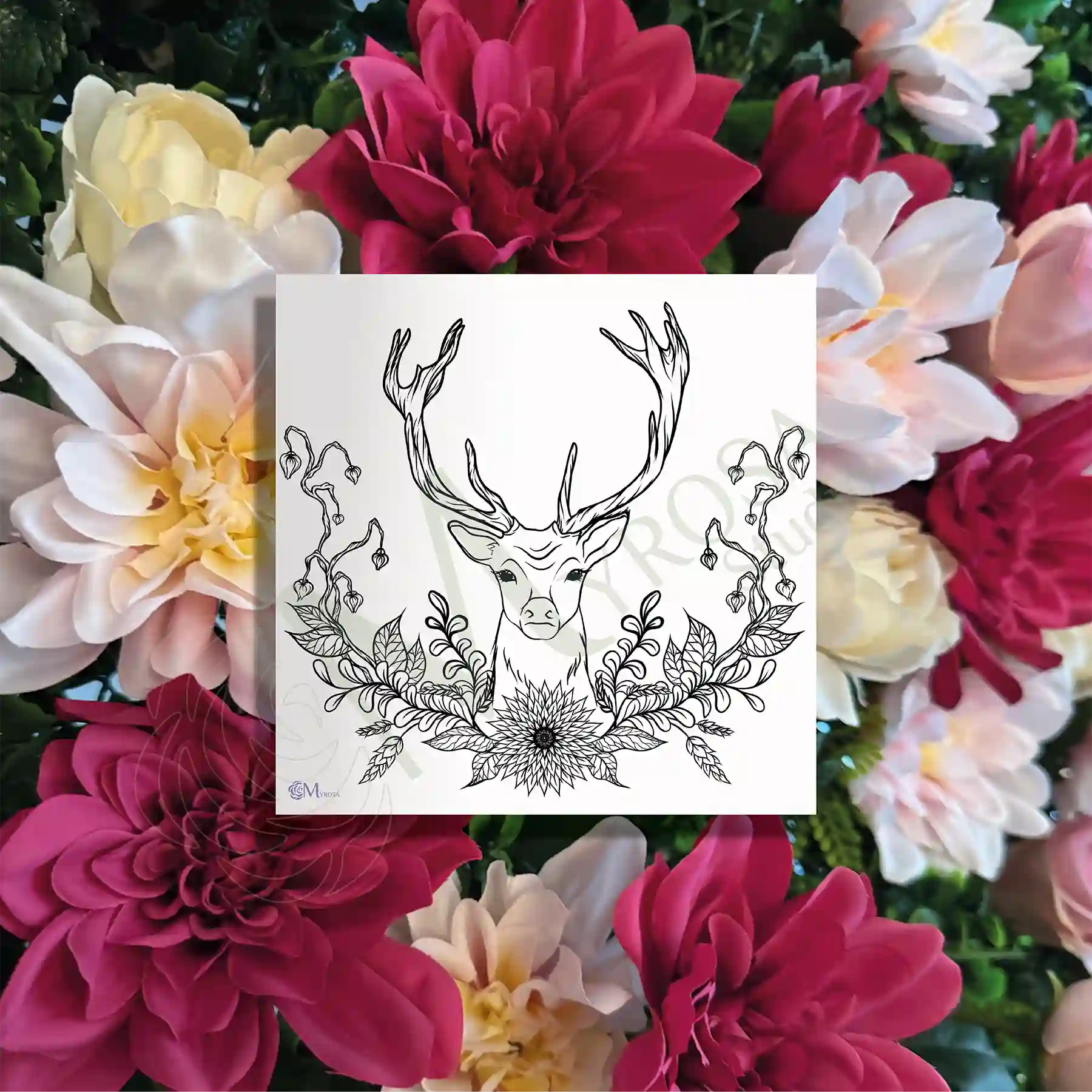 89 Affiche à colorier – Myrosa Studio