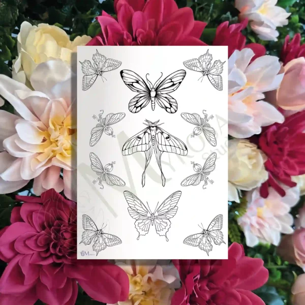 Affiche à colorier – Myrosa Studio