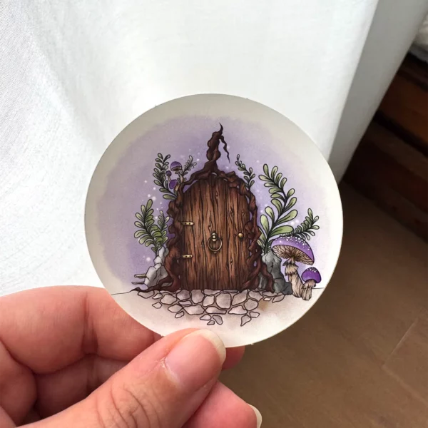 stickers la porte féérique