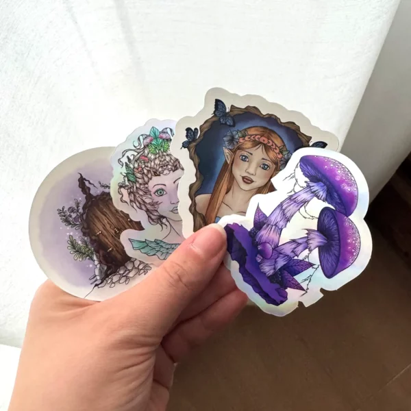 lot de 4 stickers